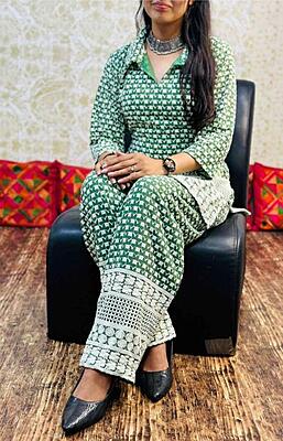 Premium Lucknowi Co-Ord Set Catalogue 1-Green Premium Lucknowi Co-Ord Set Catalogue 1-Green