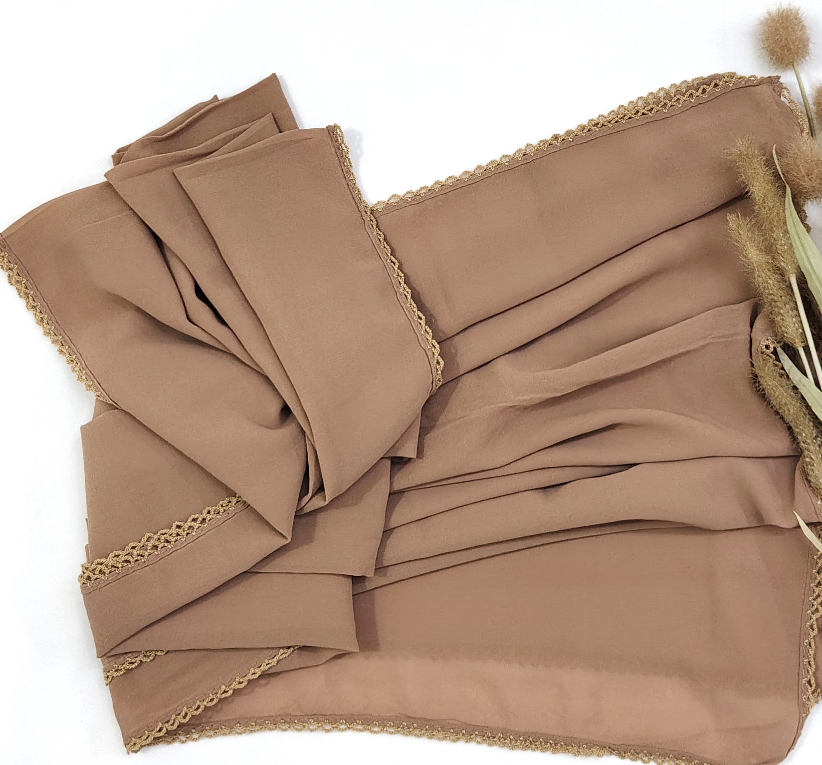 Premium Malaysian Georgette Crochet Border