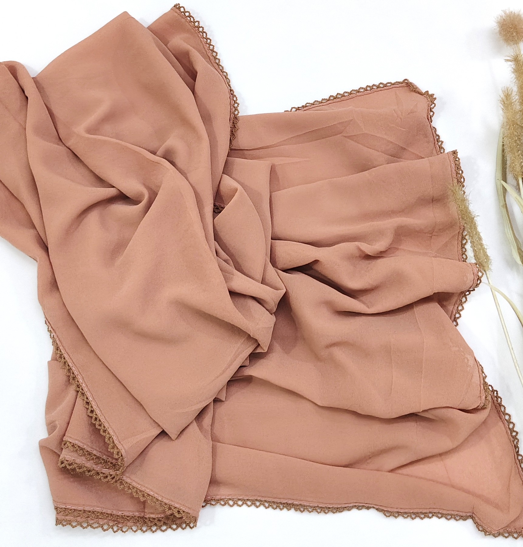 Premium Malaysian Georgette Crochet Border