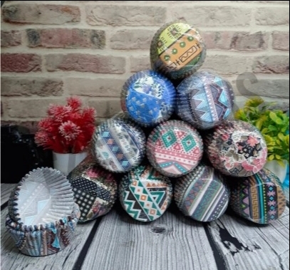 Premium Printed Liner Cup(Pack of 500)