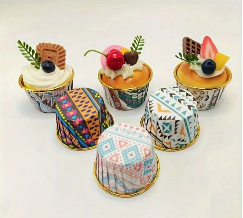 Premium Printed Round Cup(Pack of 50)