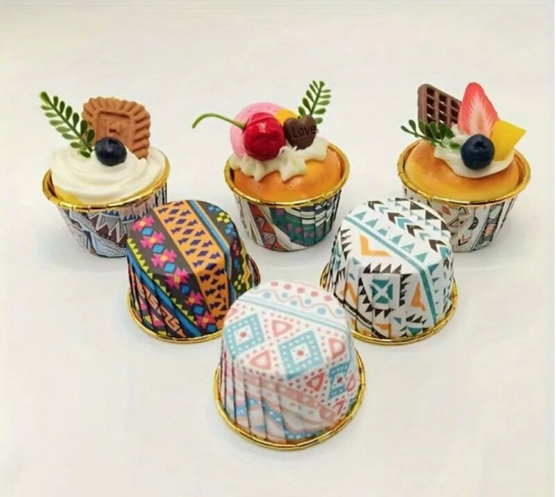 Premium Printed Round Cup(Pack of 50)