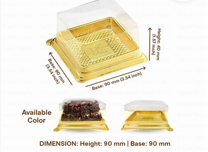 Premium Single Pc Brownie Square Box
