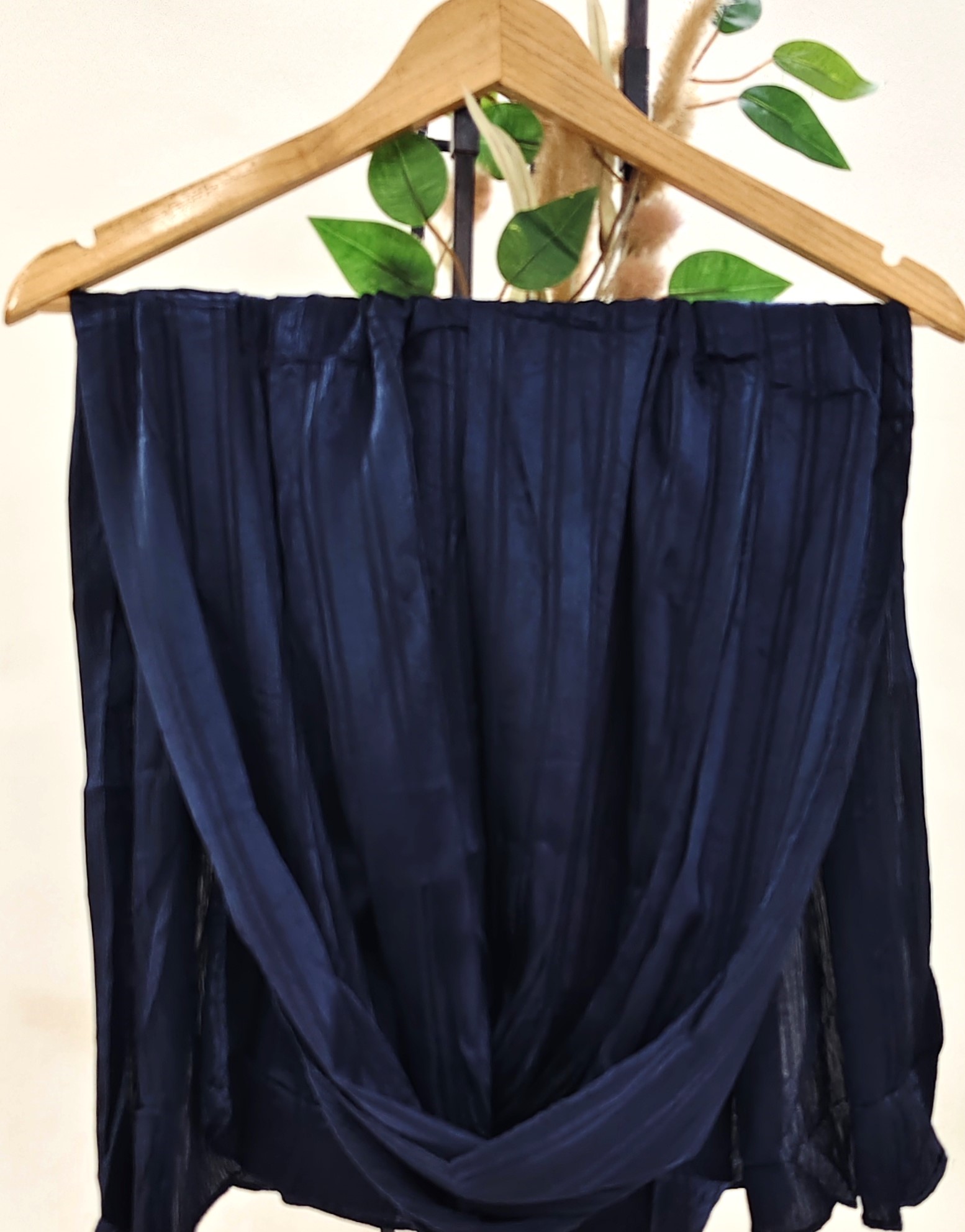 Premium Turkish Self Stripped Muna Satin Hijab