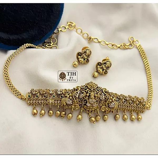Premium choker temple choker gold alike - TC004