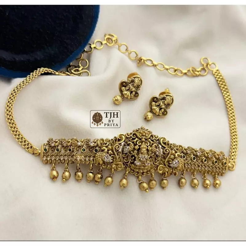 Premium choker temple choker gold alike - TC004