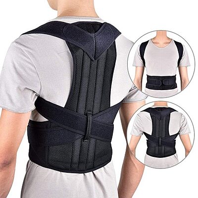 Heavy Back Support Posture Belt for Pain Relief Pack of 1 Heavy Back Support Posture Belt for Pain Relief Pack of 1