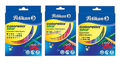 Pelikan Colorella® star C 302 Fibre tip pens in cardboard box Pelikan Colorella® star C 302 Fibre tip pens in cardboard box