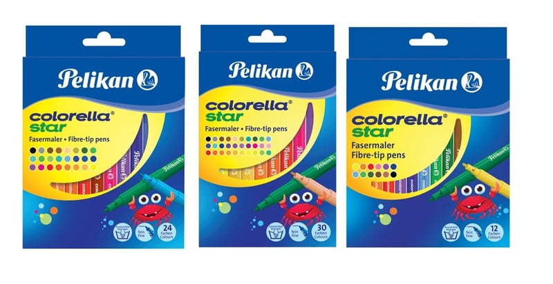 Pelikan Colorella® star C 302 Fibre tip pens in cardboard box Pelikan Colorella® star C 302 Fibre tip pens in cardboard box
