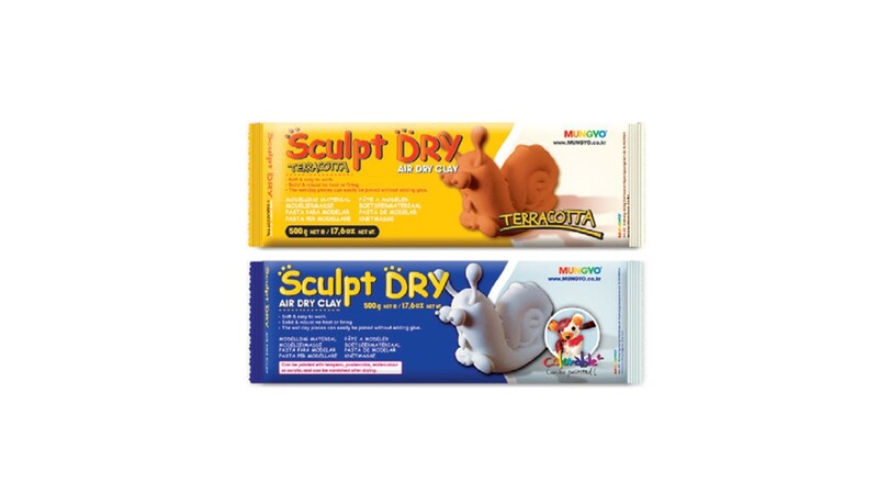 MUNGYO SCULPT DRY AIR HARDENING CLAY, 500 GRAMS