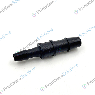 Black Straight Connector 8-6