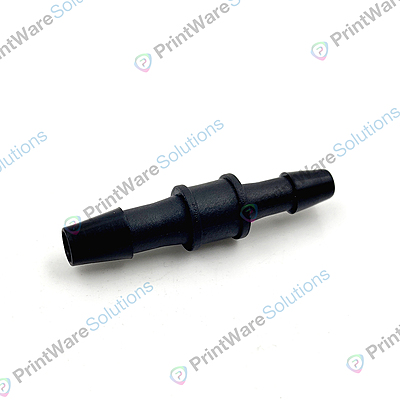 Black Straight Connector 7-6