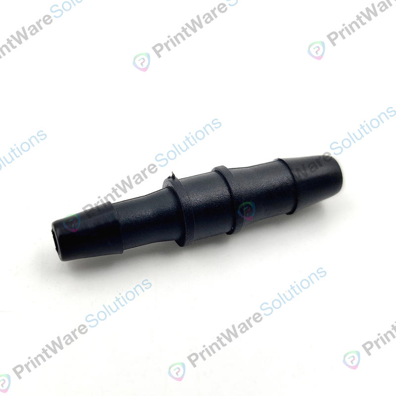 Black Straight Connector 8-7