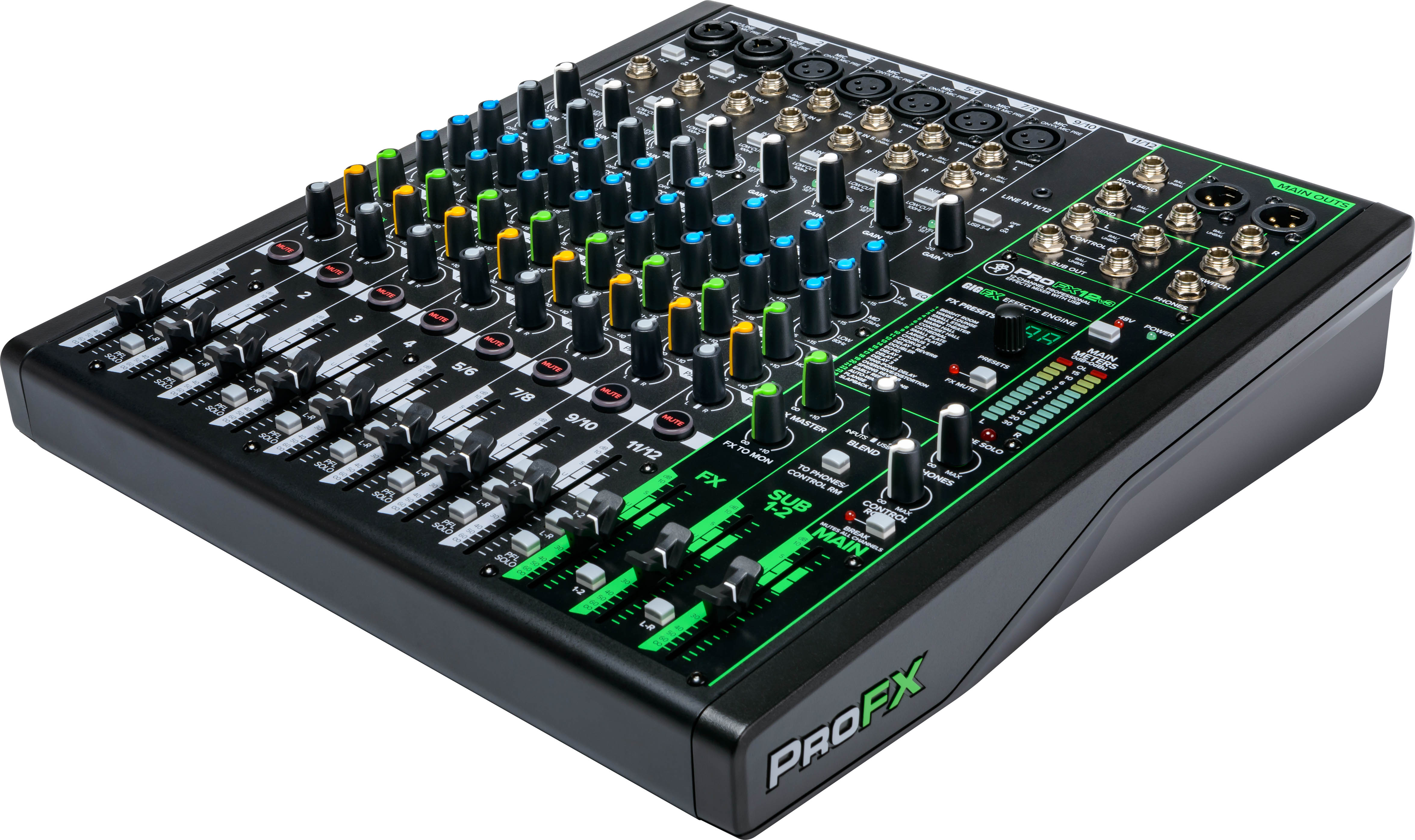 ProFX12v3 12-Channel Professional USB Mixer