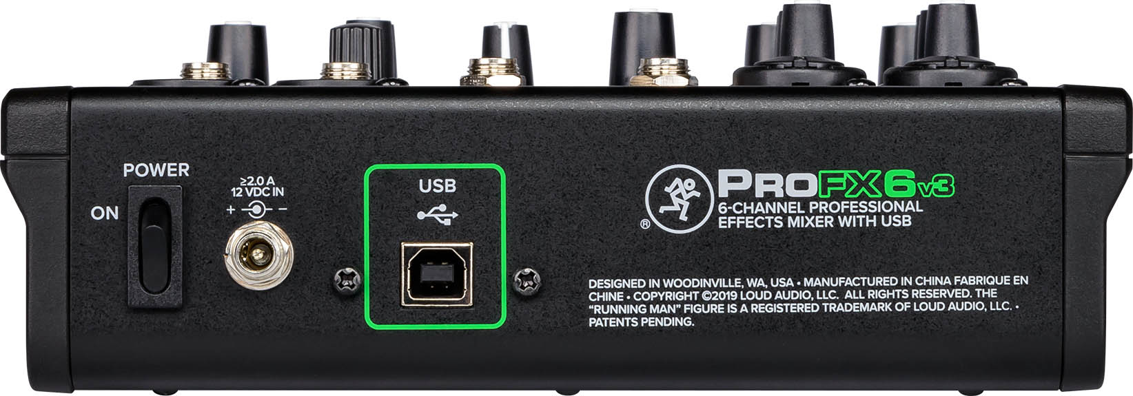 ProFX6v3 6-Channel Professional USB Mixer