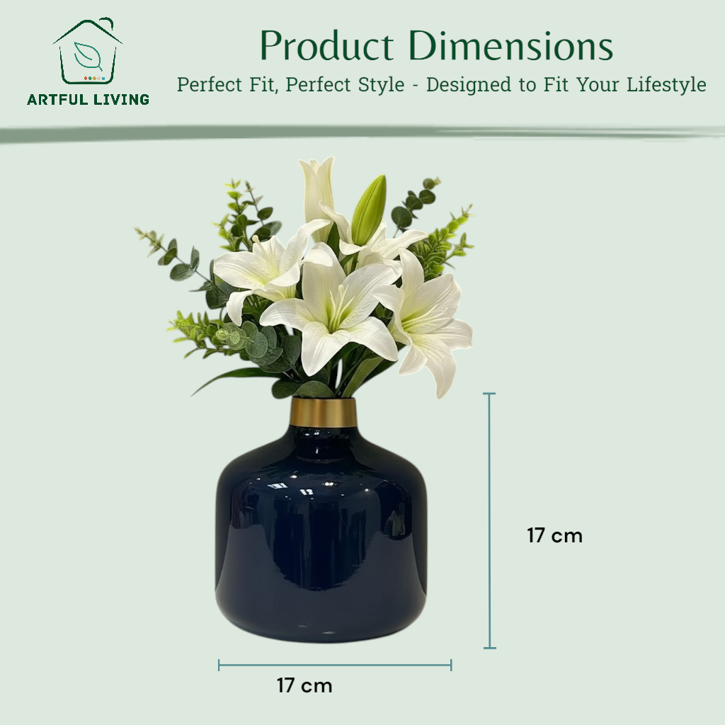 Midnight Blue Vase
