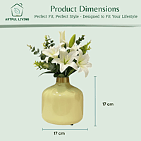 Pastel Yellow Vase