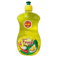 Dishwash Gel 650ml with FREE Scrubber | Tough on grease, gentle on hands, leaves utensils sparkling clean & fresh