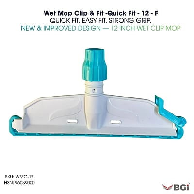 Wet Mop Clip & Fit β Single Lock β 11 Inch
