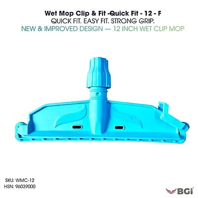 Wet Mop Clip & Fit β Single Lock β 11 Inch