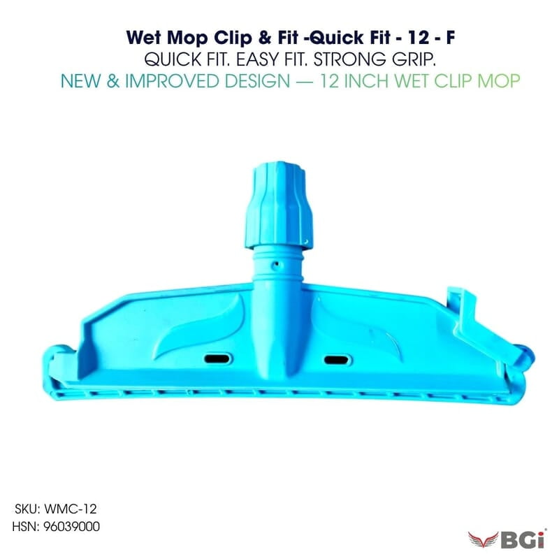 Wet Mop Clip & Fit β Single Lock β 11 Inch
