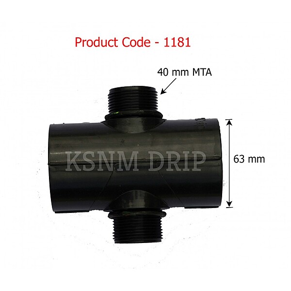 4 Way Coupler / 63 mm / MTA 40 mm