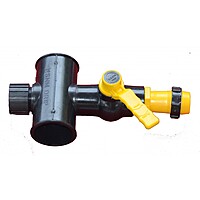 4WC TEE 63 mm / Ball Valve 40 mm / 40 mm Lock