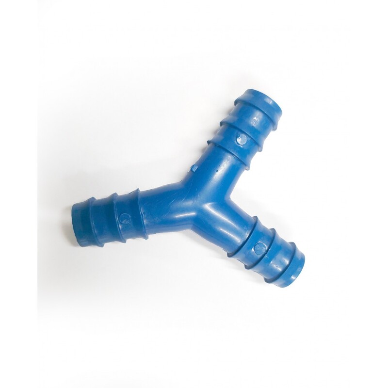 Y Barbed Connector / 16 mm