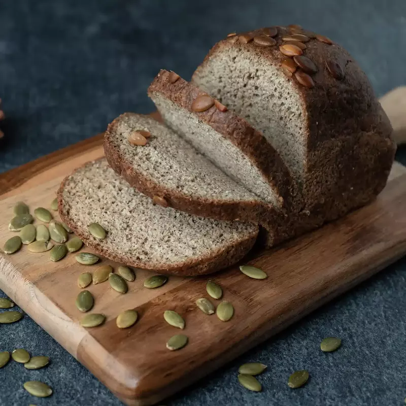 Pumpkin Seed Mini Bread Loaf (Vegan/Keto) - Sorted