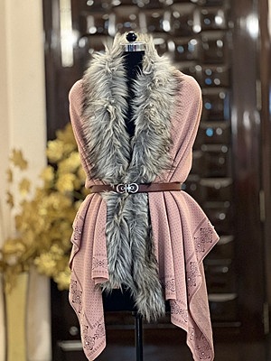 Pure Pashmina Stole - Brown