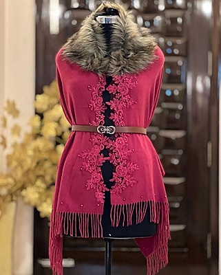 Pure Pashmina Stole - Magenta