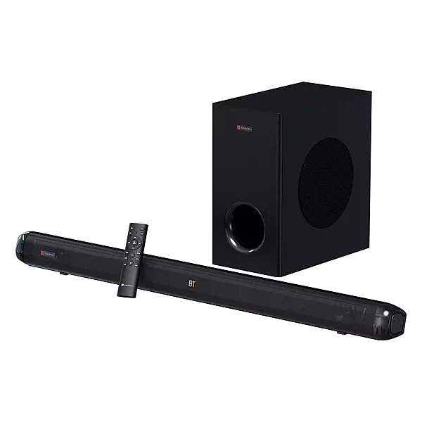 POR 2650 Pure Sound 108 Soundbar – 160W  Subwoofer  Bluetooth, USB, HDMI, SD, AUX  Black