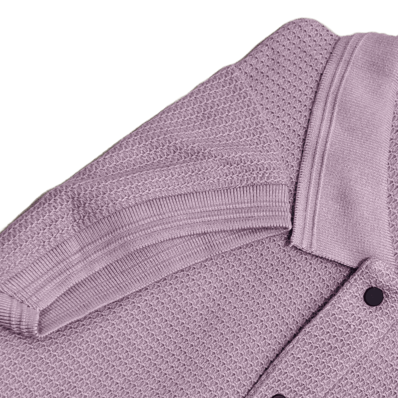 Purple Self Design Tshirt