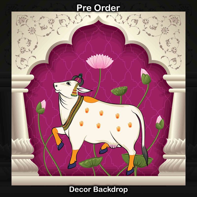 Purple Pichwai Lotus - MD