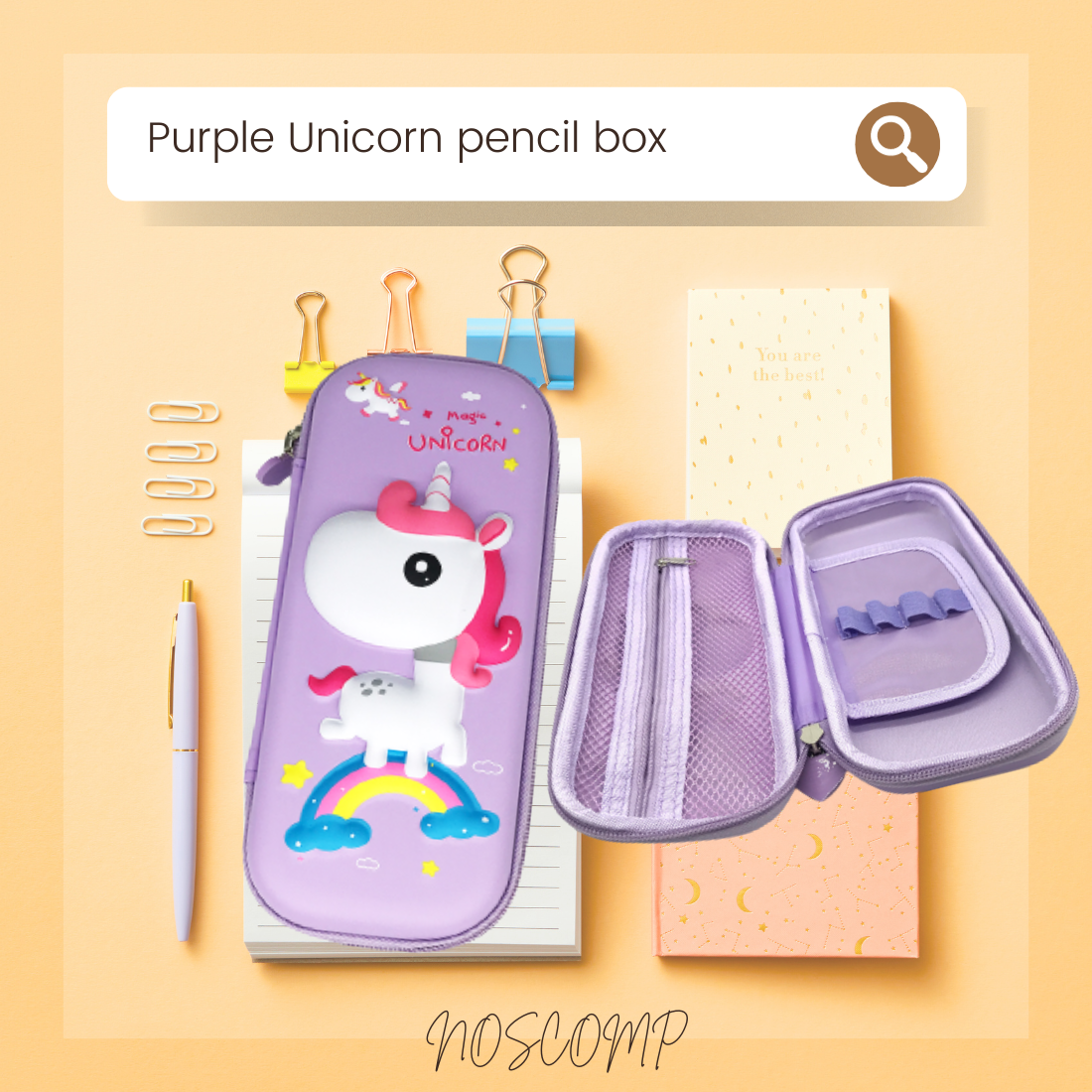 Nature Art EVA Pencil Box Multipurpose Organizer