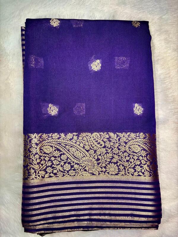 Banarasi Semi Tussar Silk Saree