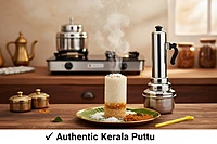 Avatar Stainless Steel Puttu Cooker | Traditional Kerala Puttu Cooker