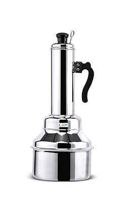 LLM Stainless Steel Puttu Maker with Steamer, 1.5 Litre, Traditional Kitchen Cookware,