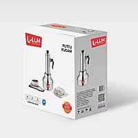 LLM Stainless Steel Puttu Maker with Steamer, 1.5 Litre, Traditional Kitchen Cookware,