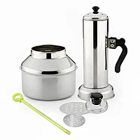 Avatar Stainless Steel Puttu Maker with Steamer, Traditional Kerala Puttu Kudam