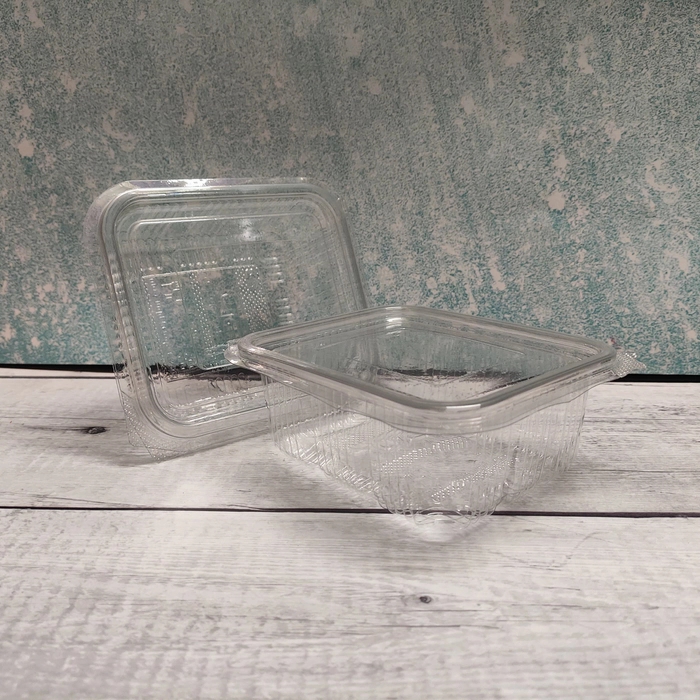 Pvc 250 ML Hinged Box | Moq = 10