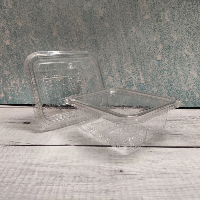 Pvc 250 ML Hinged Box | Moq = 10