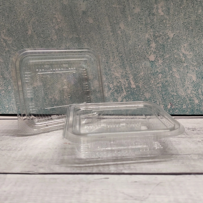 Pvc 375 ML Hinged Box for cake