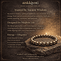 ankkjyoti Pyrite Pearl Beads Barcelet 8mm