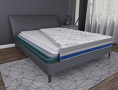 Centuary Q-Gel Luxury|78X72X8|||Foam Mattress