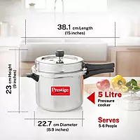 PRESTIGE ALU SVACHH 5L POP PLS OUTER LID PRE 10173