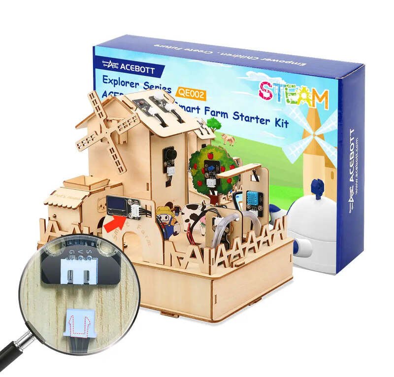 ESP32 Smart Farm IoT Starter Kit with Arduino/ACECode(Scratch)