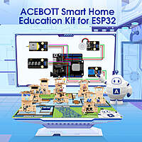 QE024 ESP32 STEM School Smart Home Kit Education Solution Series with Teaching Resource for Arduino QE024 ESP32 STEM School Smart Home Kit Education Solution Series with Teaching Resource for Arduino