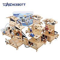 QE024 ESP32 STEM School Smart Home Kit Education Solution Series with Teaching Resource for Arduino QE024 ESP32 STEM School Smart Home Kit Education Solution Series with Teaching Resource for Arduino