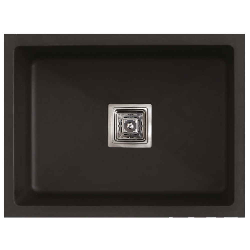 Single Bowl Kitchen Sink 24" x 18" x 9" Inch Quartz